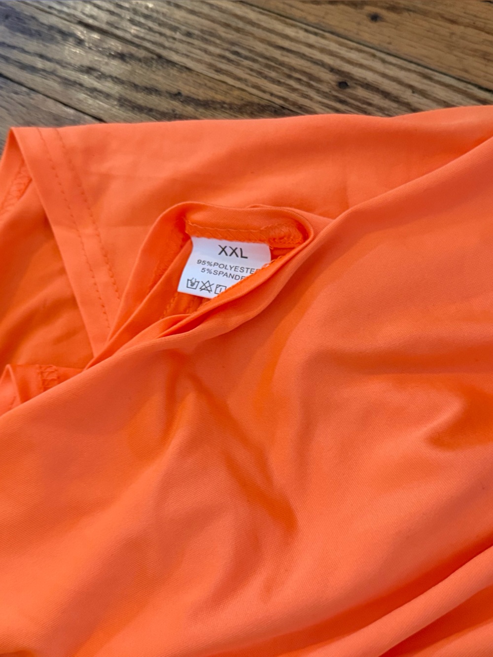 Women’s Orange Swim Coverup - Lightweight Beach Wrap